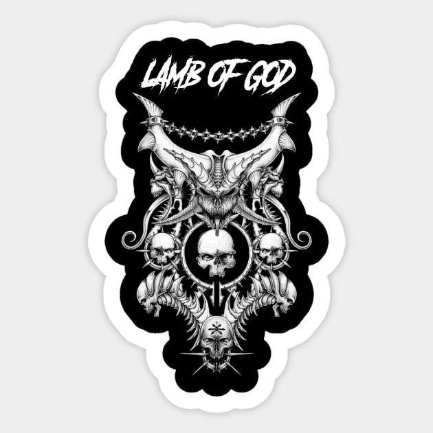 LAMB OF GOD BAND Sticker by Pastel Dream Nostalgia